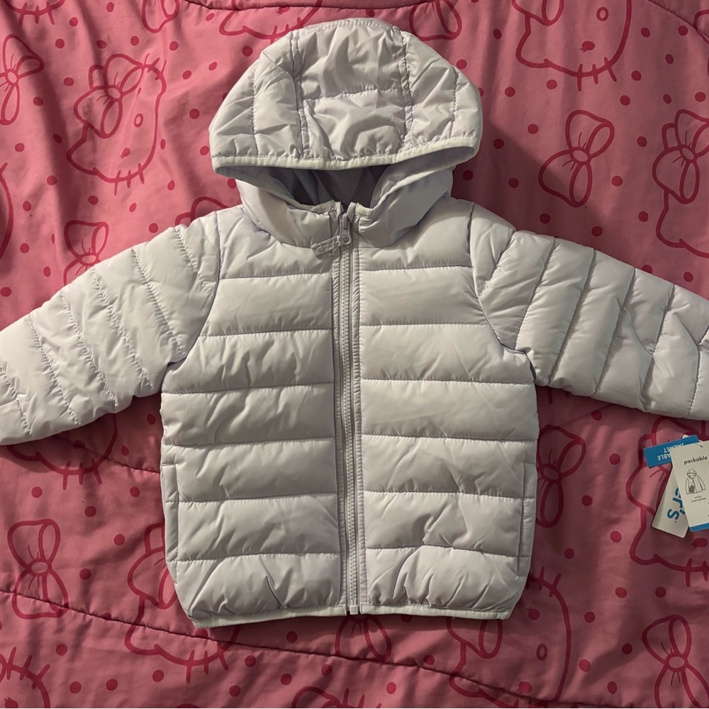 Carter's White Puffer Jacket for Kids